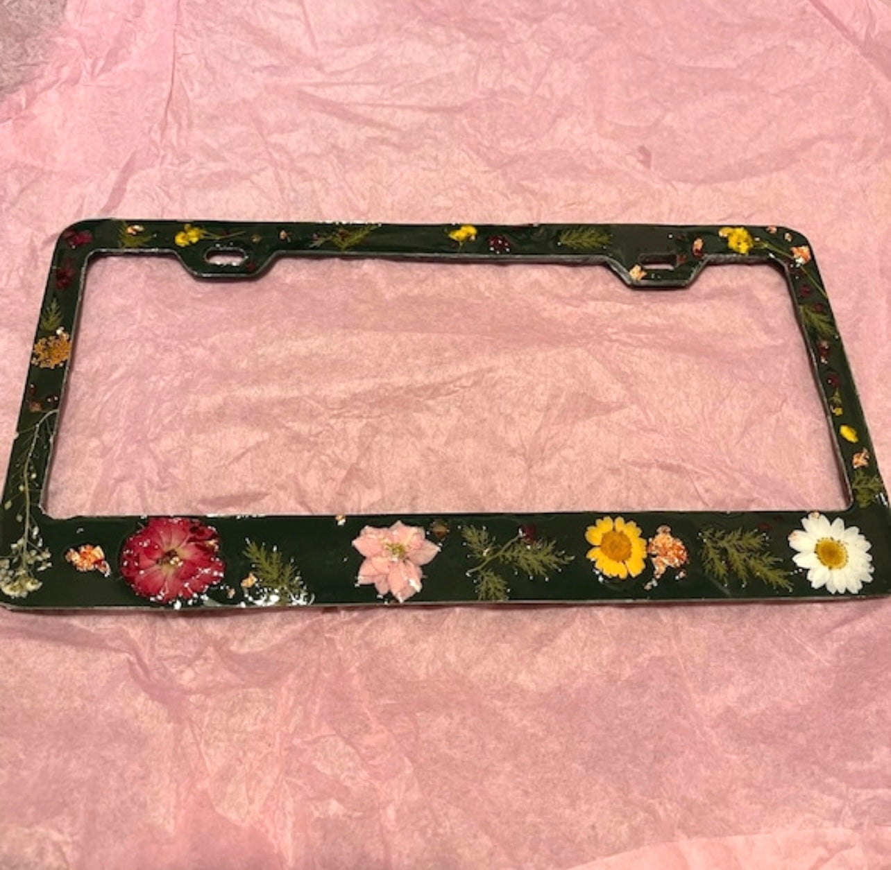 License plate frame